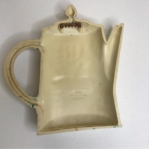 Vintage Floral Coffee Pot Fruit Frying Pan Wall Hangers Made In USA MCMXCV 1995 - Picture 11 of 13